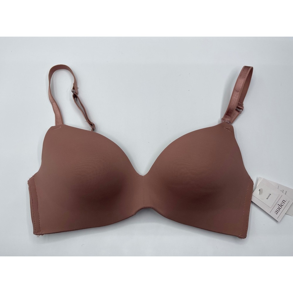Auden Women Nursing Lightly Lined Wirefree Bra 34C Rose Pink Matte F16827106